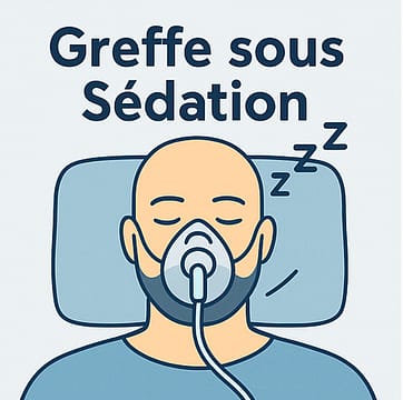 FUE Saphir, DHI, Sédation et Cellules Souches : Comparatif des Techniques Capillaires 3 Sédation pendant une intervention de transplantation capillaire