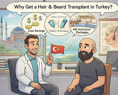 Why Get a Hair & Beard Transplant in Turkey? 1 hair and beard transplant in Turkey